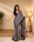 Ragini Black Mirror Saree