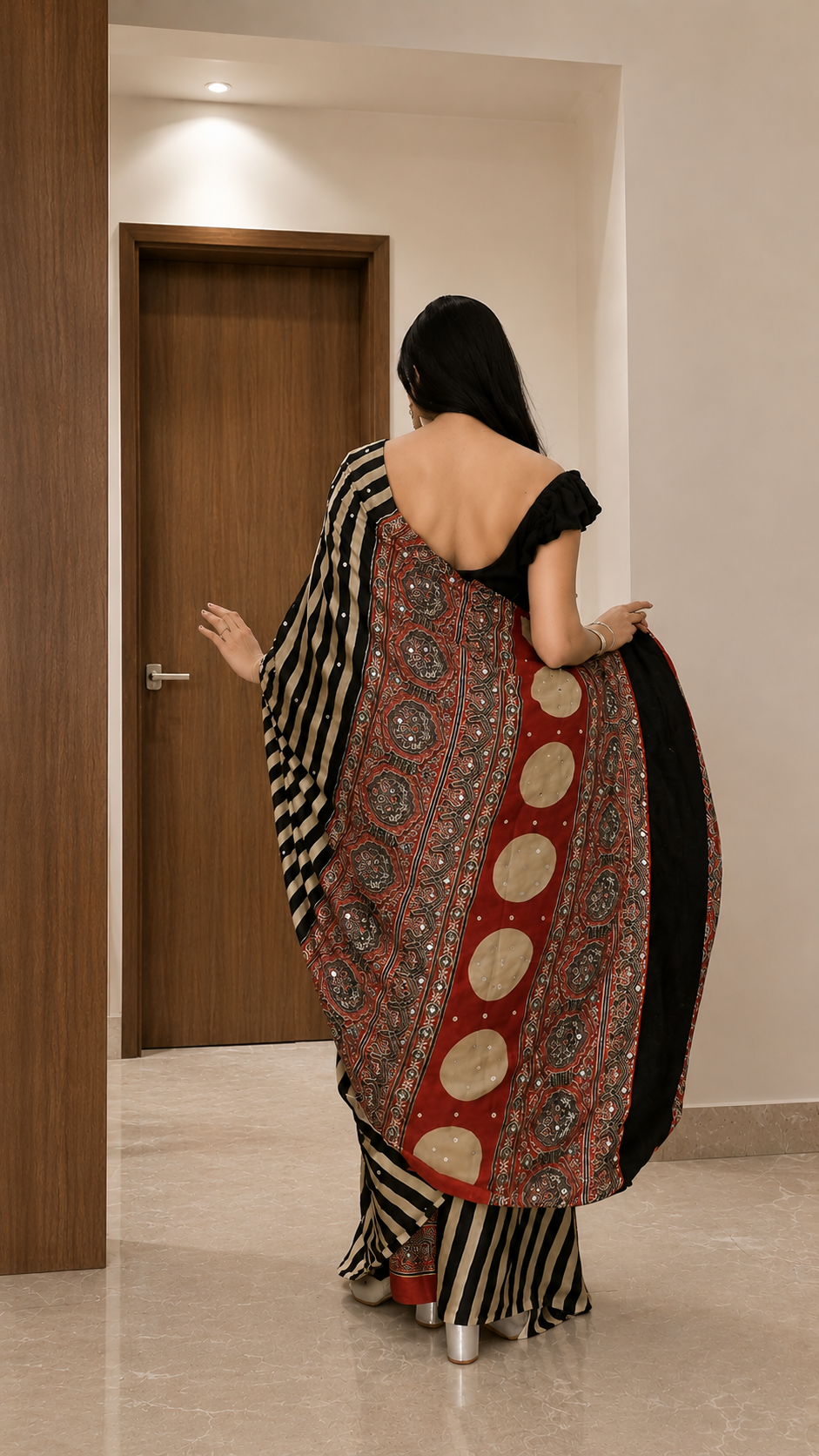 Varnika Striped Saree