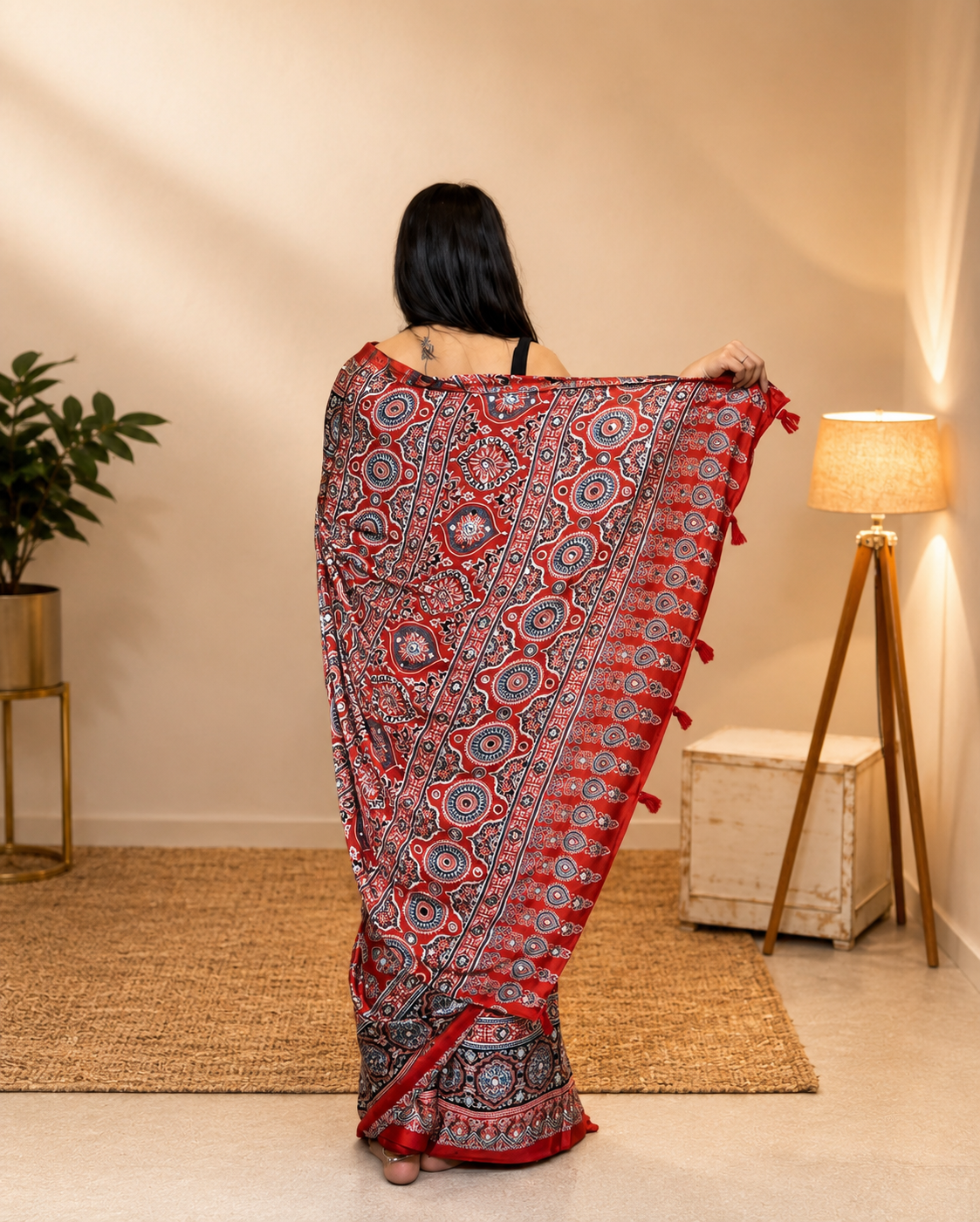 Laal-Ishq Mirror Saree