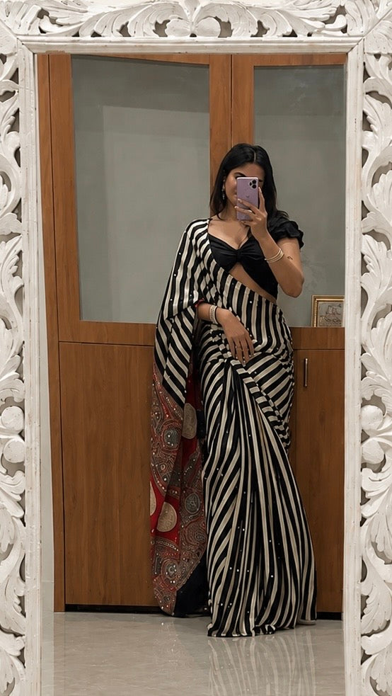 Varnika Striped Saree