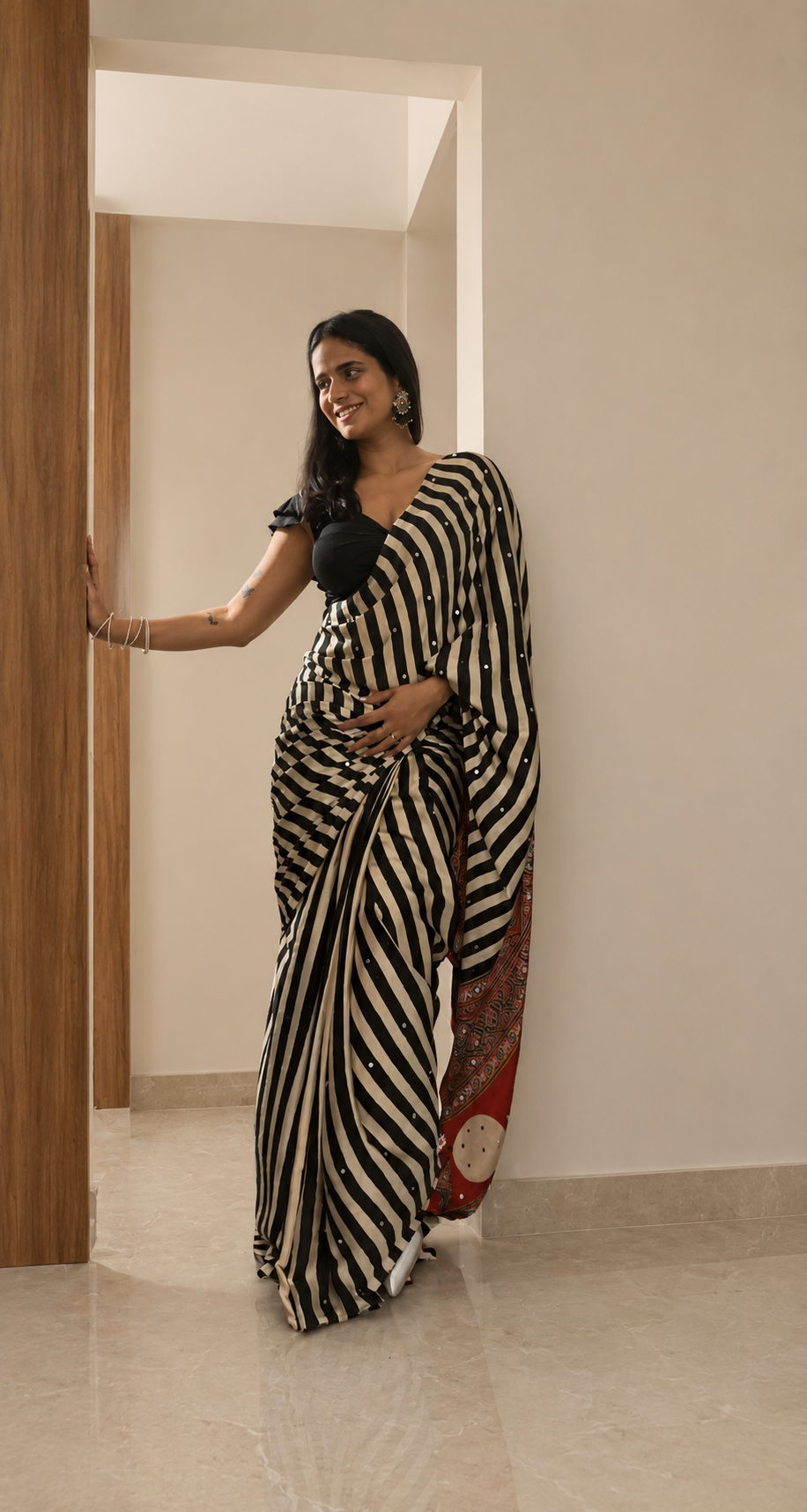 Varnika Striped Saree