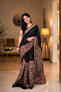 Rivaya Heritage Black  Saree