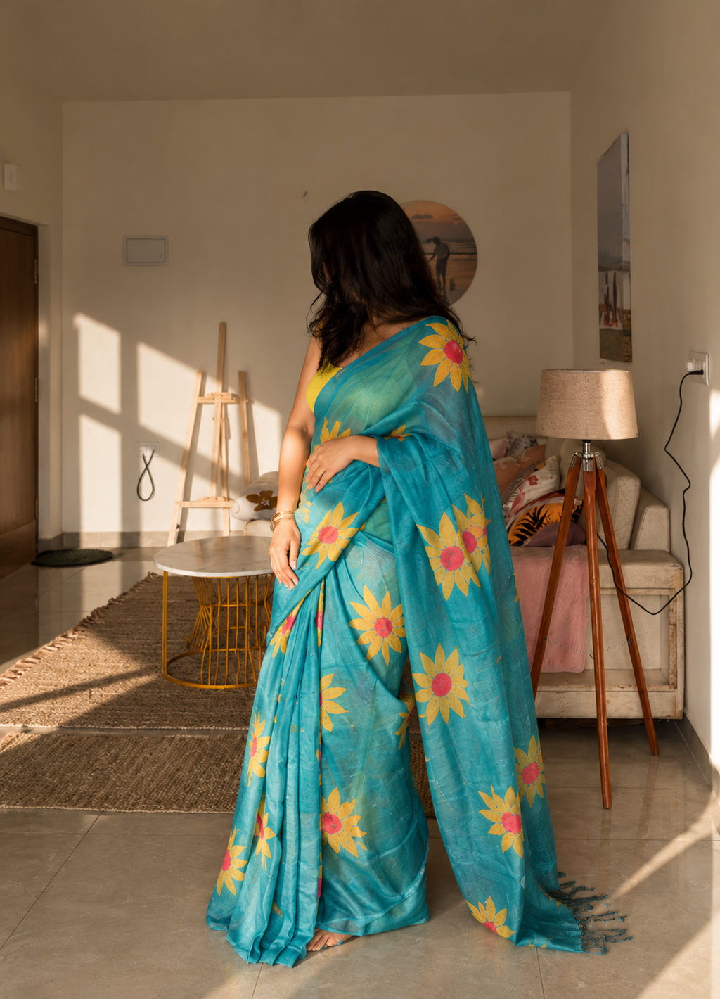 Suryamukhi Linen Saree