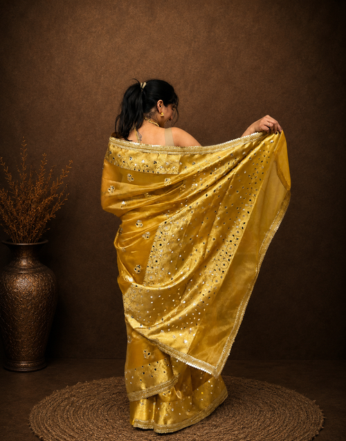 Kanak Banarasi Tissue Silk Saree